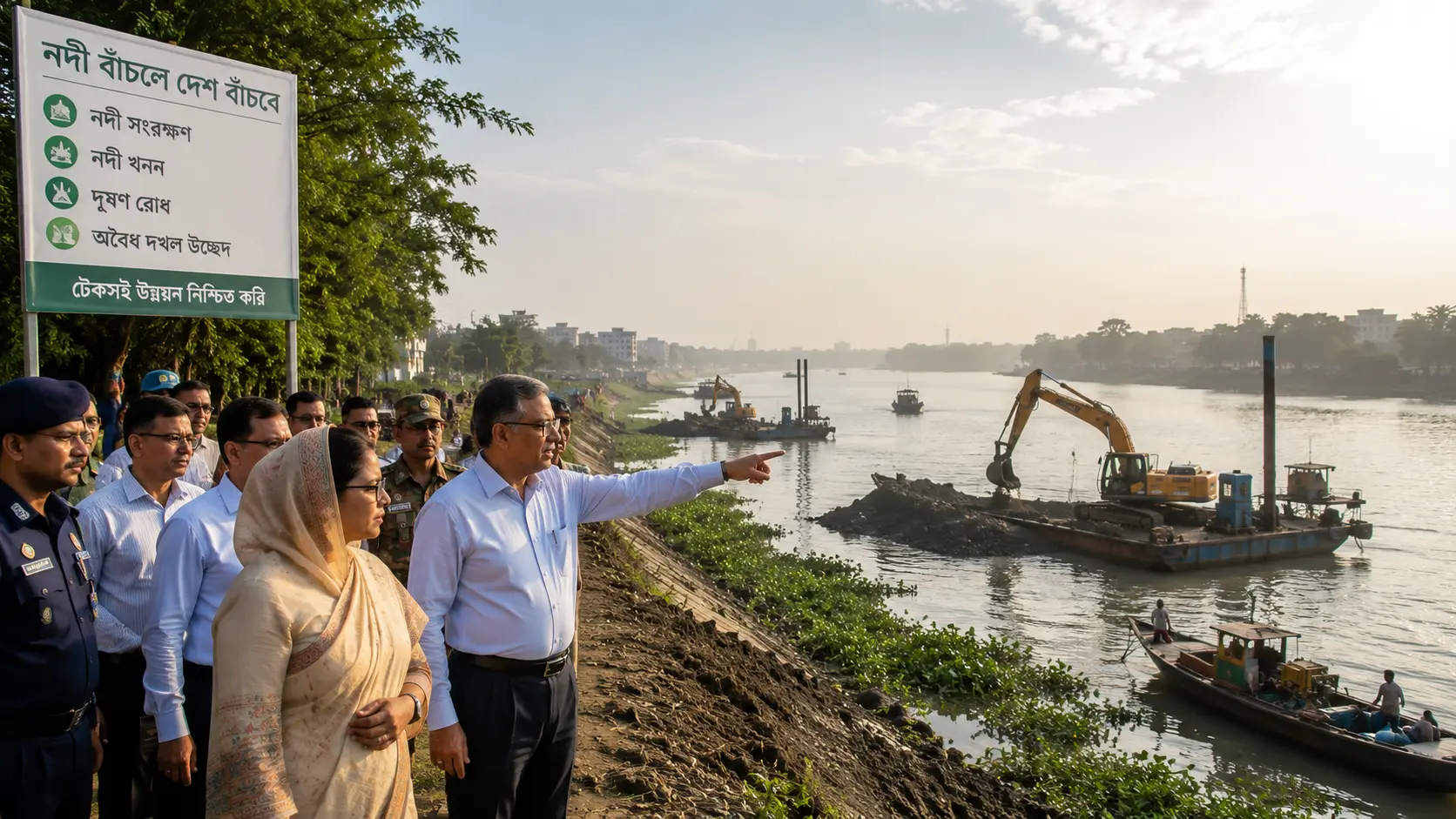 সরকার ও নদী: সংরক্ষণ, পুনরুদ্ধার ও টেকসই ব্যবস্থাপনার চ্যালেঞ্জ