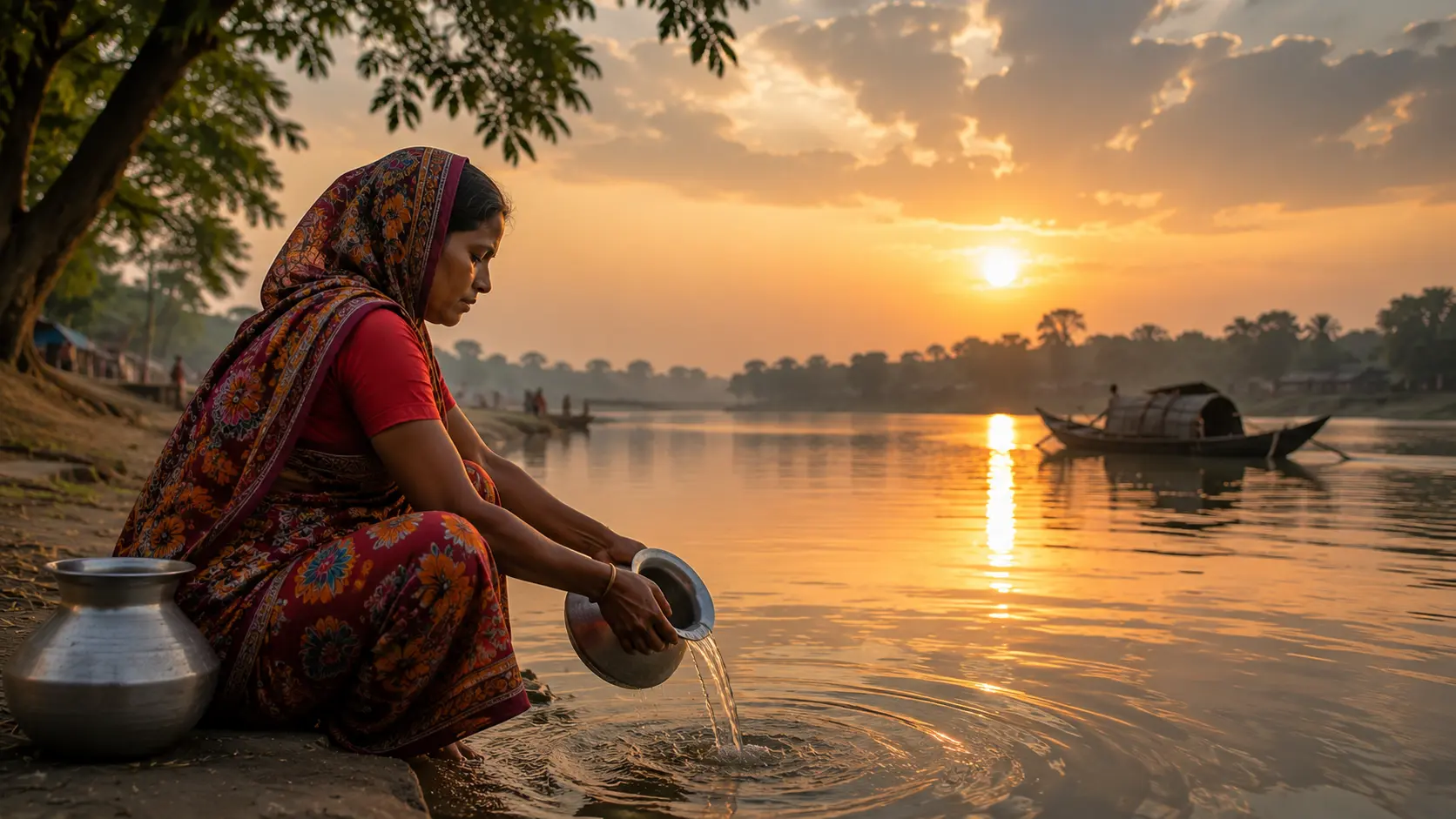 নারী ও নদী: জীবনের প্রবাহে অবিচ্ছেদ্য এক বন্ধন